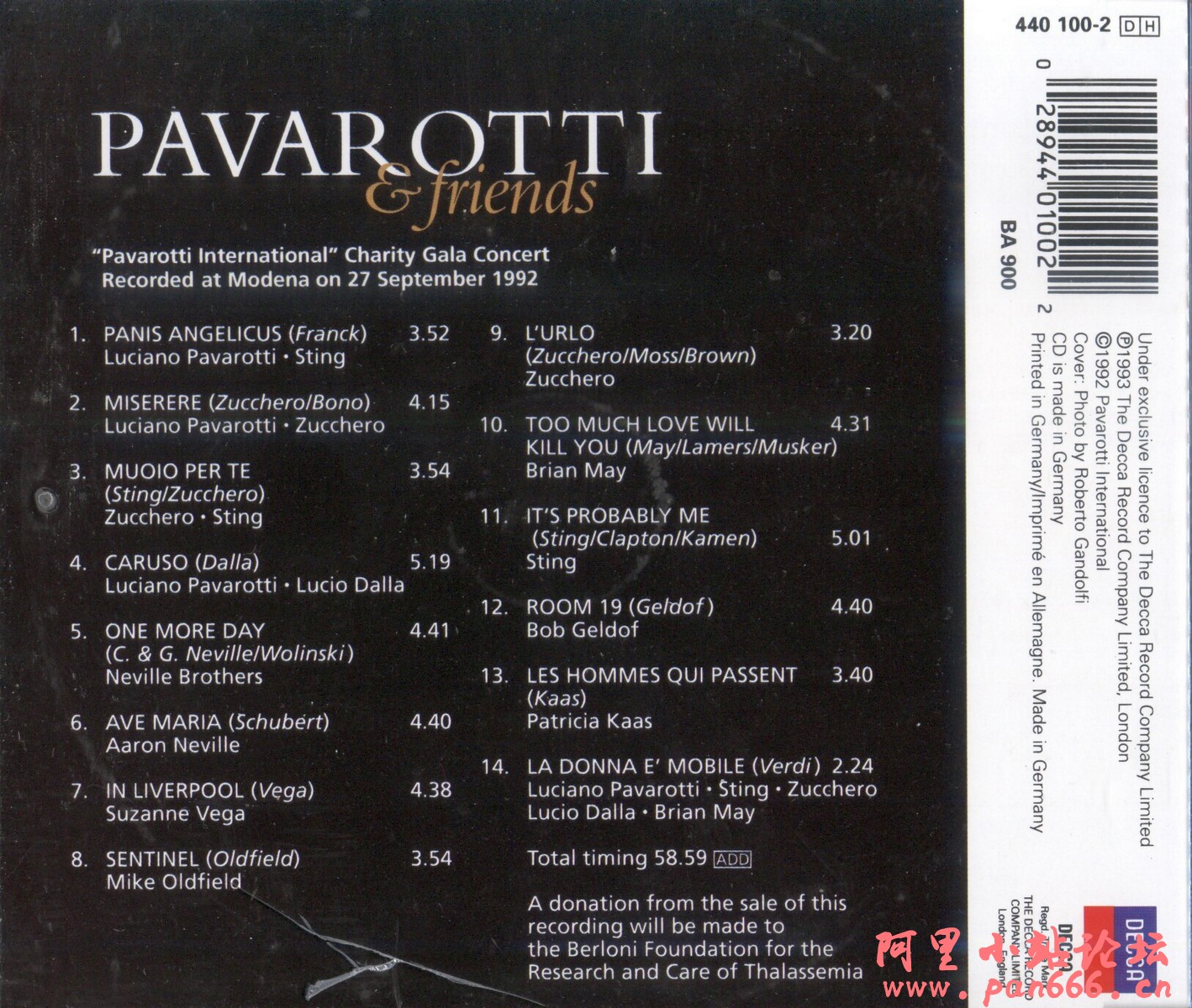 Pavarotti.&.Friends(1992,1995,1996) (帕瓦罗蒂和他的朋友们，共7cd，陆续更新) 帕瓦罗蒂 世界著名三大男高音之一