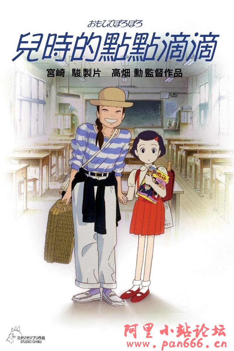 《Only Yesterday 》（岁月的童话）1080P REMUX 蓝光原盘 外挂字幕