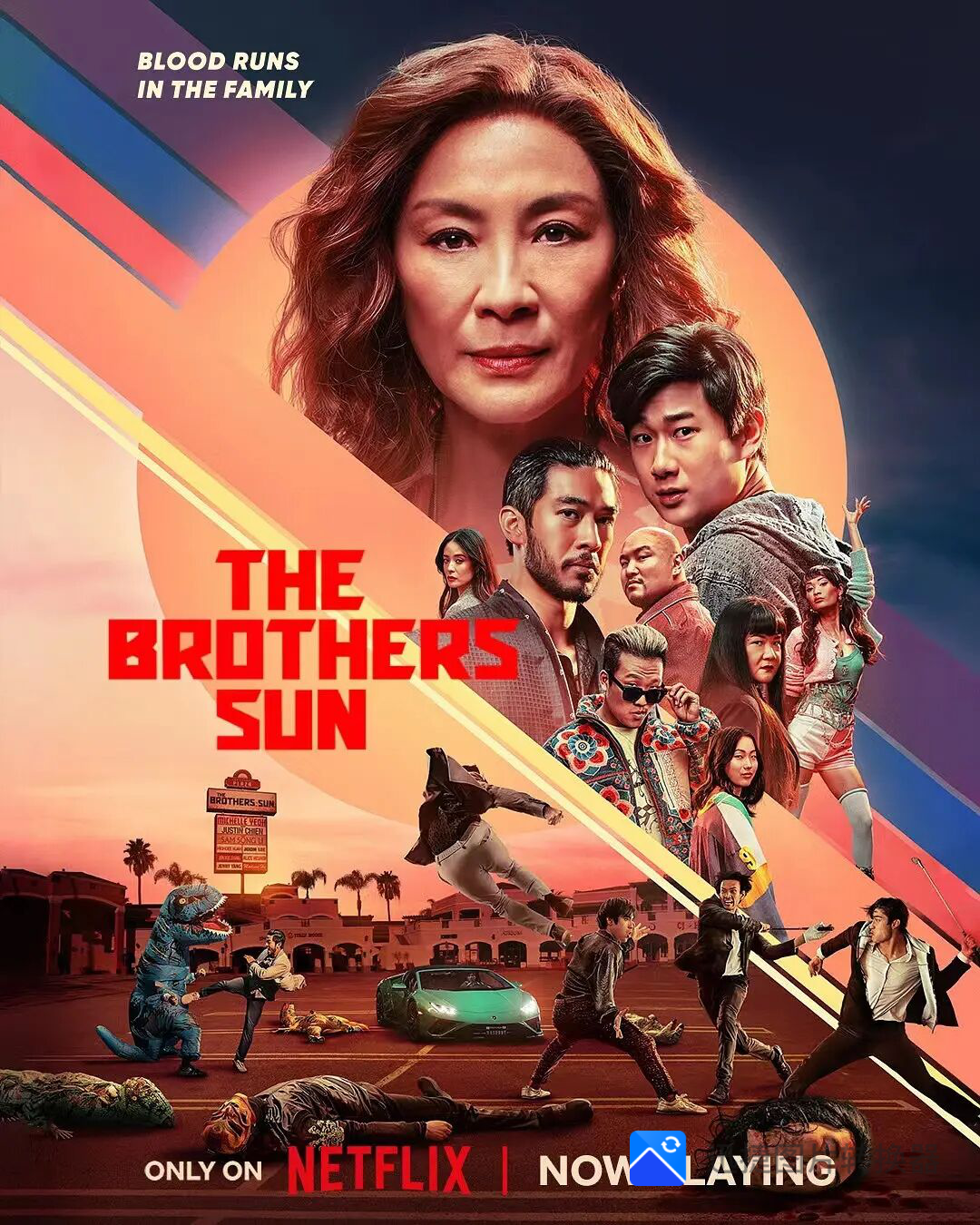 兄弟之道 The Brothers Sun 2024：Netflix上线！🔥🔥影后杨紫琼主演！R级搞笑爽爆黑帮喜剧动作爽片！