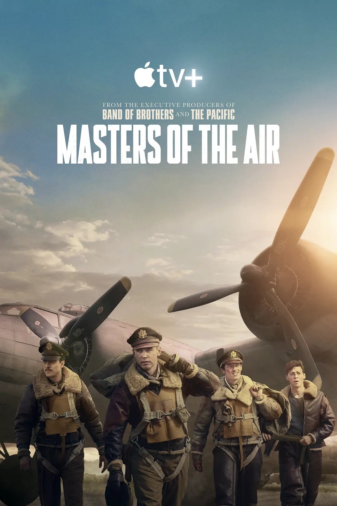 空战群英 Masters of the Air 2024：AppleTV上线！🔥🔥史上最大规模空中舰队！欧美最新史诗二战火爆大剧！