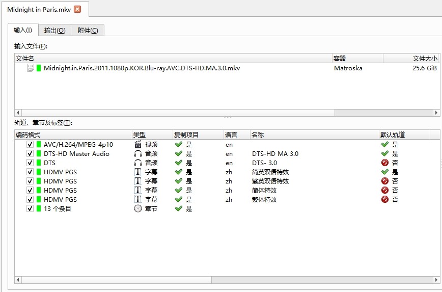 《午夜巴黎》韩版34.8Mb/s高码1080p原盘REMUX【简繁双语特效四字幕】【25.6GB】 