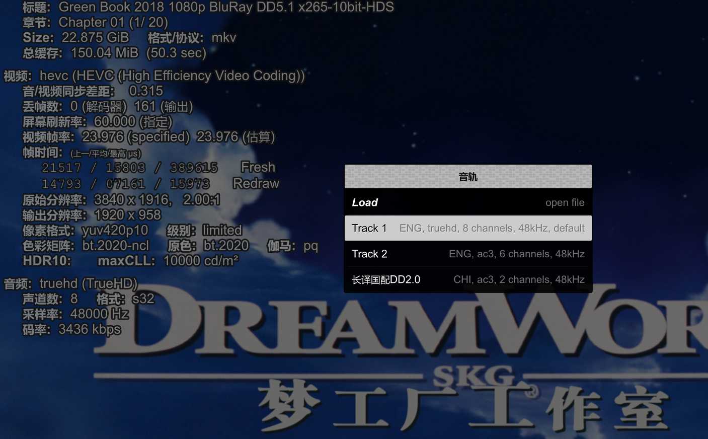 🐻🐻[ 绿皮书 ]🐻🐻（蓝光4K HDR 杜比7环绕）（中英配音.特效字幕）