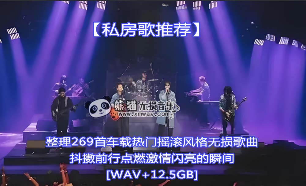 【私房歌推荐】整理269首车载热门摇滚风格无损歌曲，抖擞前行点燃激情闪亮的瞬间[WAV+12.5GB]